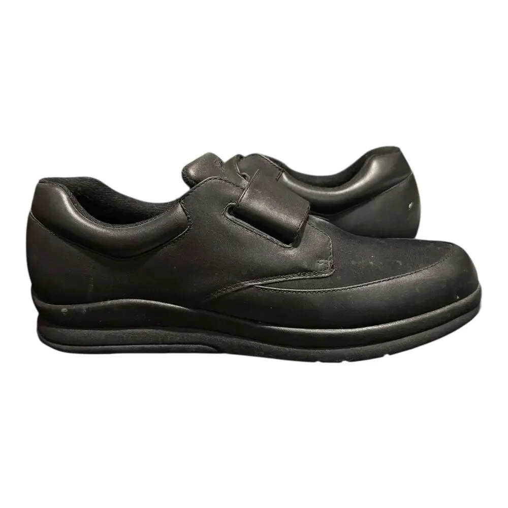 P. W. Minor Canfield 16831 Natural Strap Shoes Ortho Black Men's Size 11.5 2W